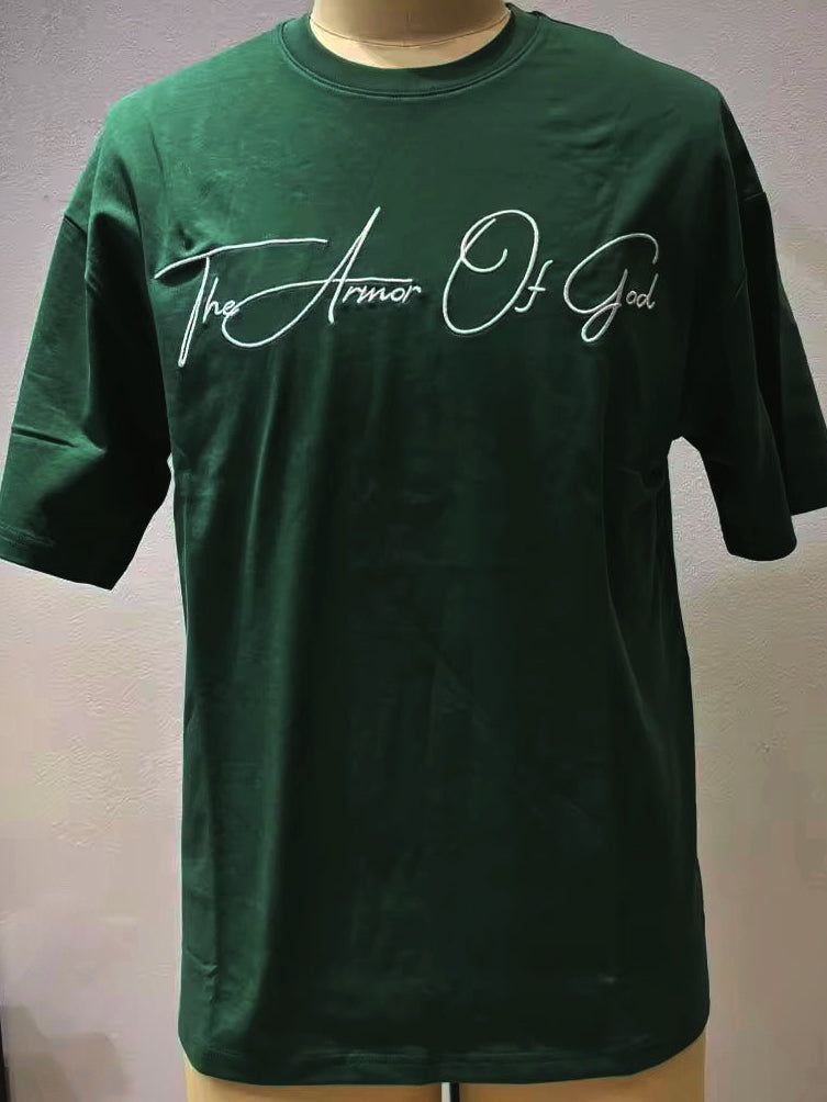 The Meek Collection Short Sleeve T-Shirt Hunter Green THE ARMOR OF GOD™