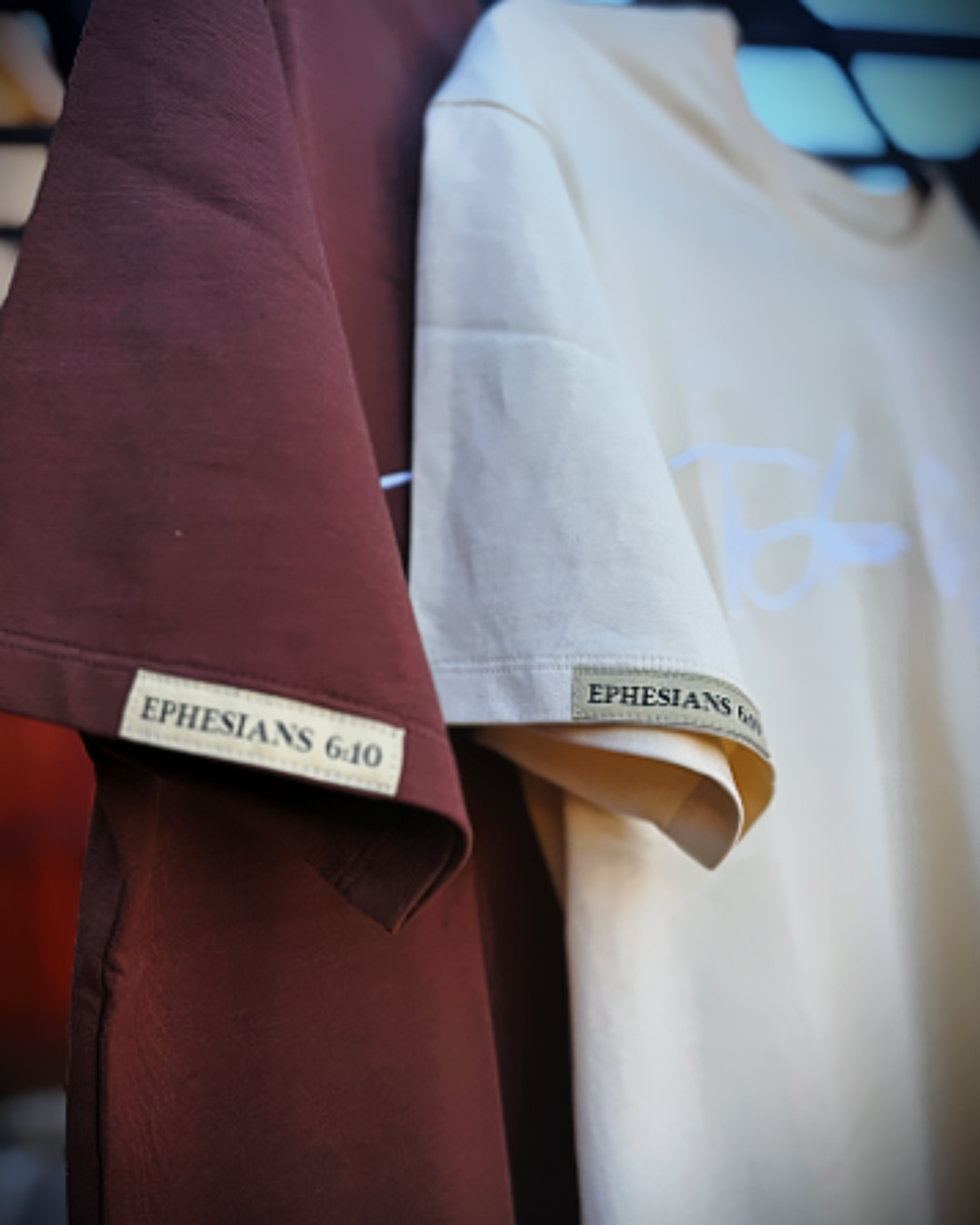 The Meek Collection Short Sleeve T-Shirt Cream THE ARMOR OF GOD™