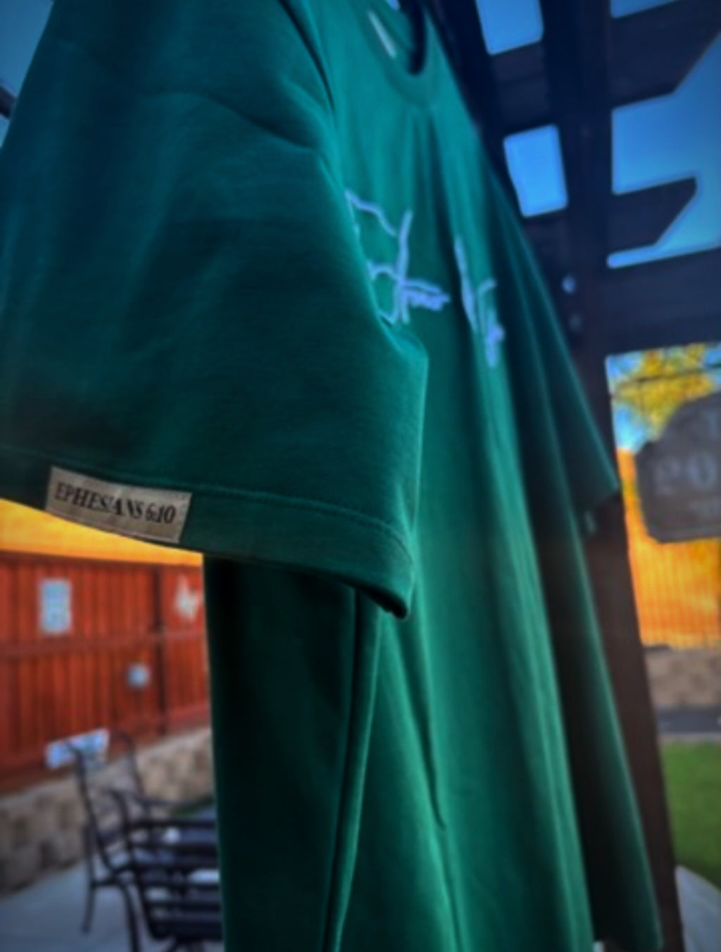 The Meek Collection Short Sleeve T-Shirt Hunter Green THE ARMOR OF GOD™